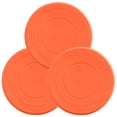 thumbnail image 2 of Discos para lanzamiento preciso FlyBixOrange 3 Piezas Discos voladores Silicona Ø18 cm Naranja. VentDepot MXYOG-003, 2 of 2