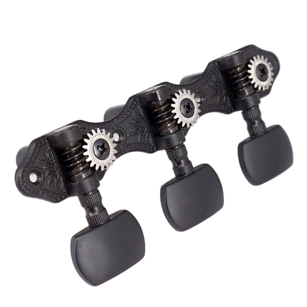 Inteprter Afinadores de guitarra Clavijas de afinación Clavijas de máquina de tres posiciones Variador de cuerda universal ajustable para Artesanía