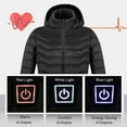 thumbnail image 2 of New Heated Jacket Coat USB Electric Jacket Cotton Coat Heater Thermal Clothing Heating Vest Men's Clothes Winter, 2 of 11