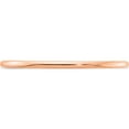 thumbnail image 4 of 10K Rose Gold 1.2mm Half Round Stackable Band (Size 9) Made In United States 1stk17-120r-9, 4 of 6
