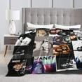 thumbnail image 5 of Janet Music Jackson Blanket Flannel Super Soft Throw Blanket Lightweight Blankets for Bed Sofa All Season Gift 50"x40", 5 of 6