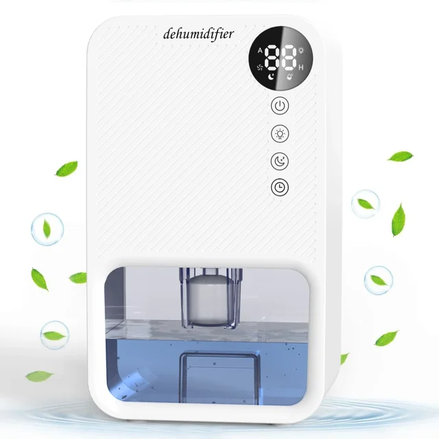 Small Dehumidifier, ABS, White