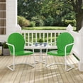 thumbnail image 4 of Kingfisher Lane 3 Metal Outdoor Seating Set in Grasshopper Green, 4 of 7