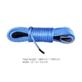 thumbnail image 2 of Raindrops Durable Blue Car Pulling Rope Tow Strap with Hook for Traction and Outdoor Use, 2 of 8