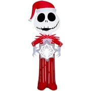 Airblown Inflatables Christmas 5.5 Foot Stylized Jack Skellington with Spider Snowflake Disney