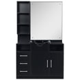 thumbnail image 5 of Barberpub Wall Mount Barber Station with Mirror, Shampoo Bowl, Beauty Spa Salon Equipment 3140, 5 of 9