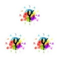 thumbnail image 2 of Guardoinrt Round Music Keyboard Wall Clock Unique Style And Silent Operation For Any Room Elegant Piano Key Clock ABS Timeless Ballet 3 3Set, 2 of 6