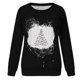 thumbnail image 4 of Sudadera Navideña de Cuello Redondo Para Mujer, Moda de Verano, Estampado Informal, Camiseta Holgada de Manga Larga, Top, Blusa, Jersey Odeerbi ODB197096, 4 of 6