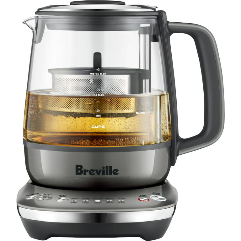 Breville - 1L Electric Tea Maker/Kettle - Smoked Hickory 