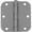 Primed Gray, variant on Stone Harbor Hardware Standard Hinge, 3-1/2 Inches, 5/8" Radius Corner, Bulk Pack (100 Each), Oil-Rubbed Bronze