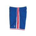 thumbnail image 2 of Men's Mitchell & Ness Royal Philadelphia 76ers Hardwood Classics Team Swingman Shorts, 2 of 3