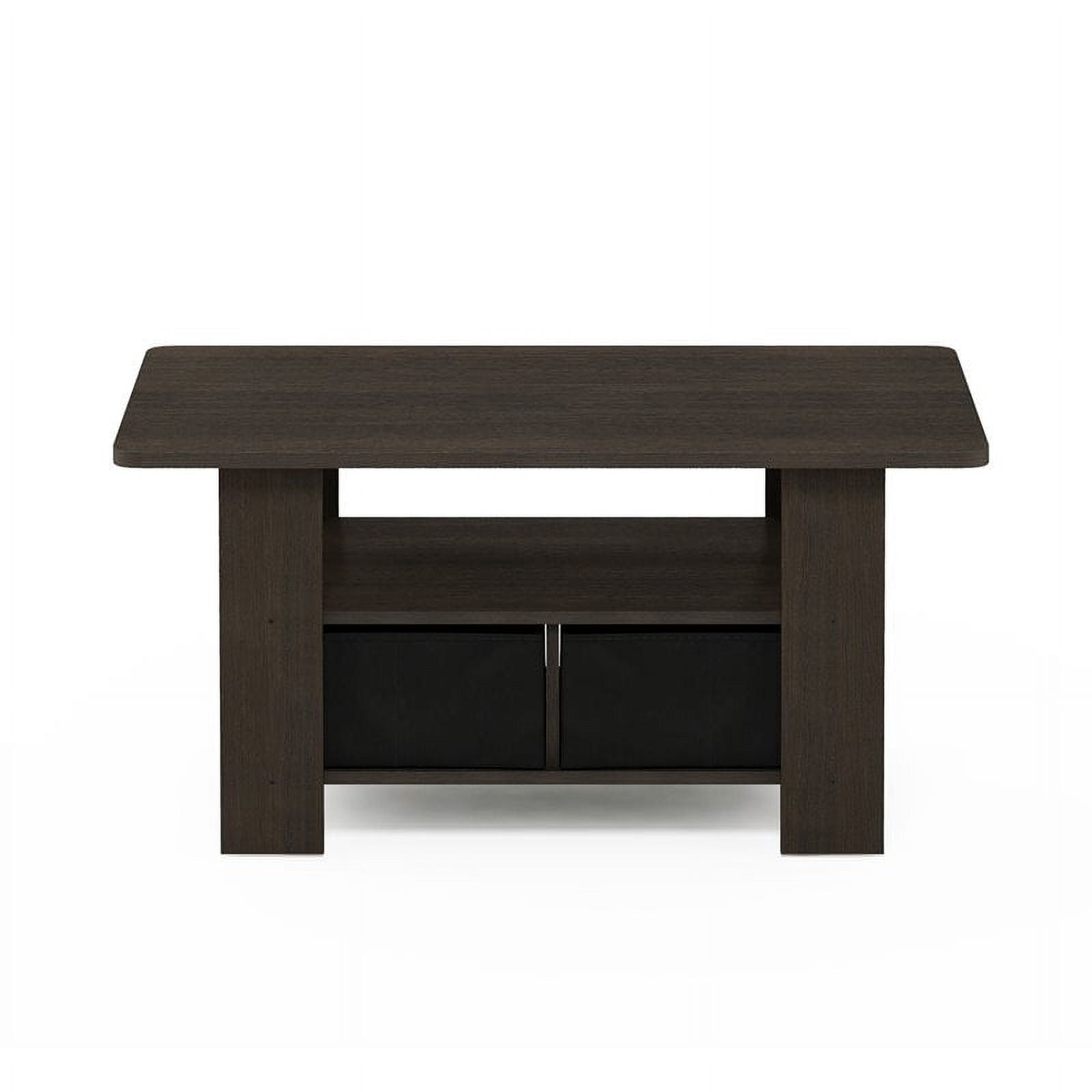 Furinno Coffee Table w/Bin Drawer