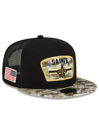 Men's New Era Black/Camo New Orleans Saints 2021 Salute To Service 59FIFTY  Fitted Hat