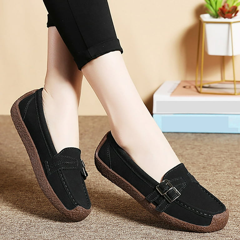 Cutout low heel oxford shoes women daily loafers deals