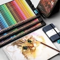 thumbnail image 6 of 48/72/120/150/200 Colors Oily Colored Pencils Lead Paint Brush Pencil Kit for Adult Coloring Books Doodling Sketching, 6 of 20