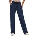 thumbnail image 1 of Pantalones SEVEGO Dance Studio para mujer, ligeros, azul marino, XL, 1 of 9