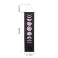 thumbnail image 3 of Tapiz De Fases Lunares, Tapices Para Colgar En La Pared, Nueve Fases De Crecimiento Completo, Ciclo Lunar, Decoración Moderna Para El Hogar Inevent HA024636-01, 3 of 5