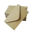 thumbnail image 4 of WRITWAA 40pcs Plain Envelopes Brown Kraft Envelopes for Anniversary Writing Letters, 4 of 8