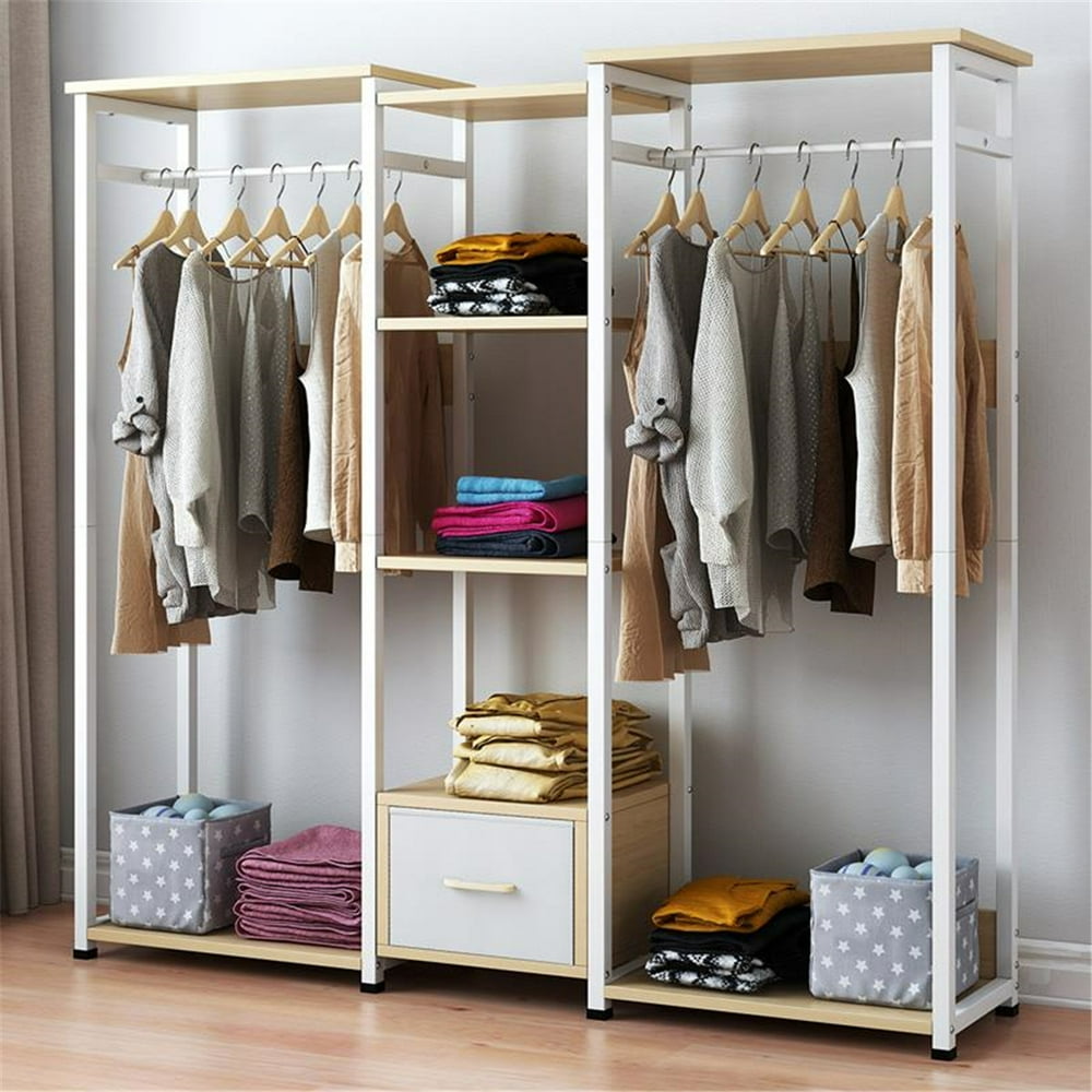 clothes rack with shelf