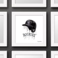 thumbnail image 5 of Gallery Pops MLB Colorado Rockies - Drip Helmet Wall Art, White Framed Version, 12" x 12", 5 of 5