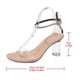 thumbnail image 4 of High Heels Sandals For Women Stylish Transparent Heel Elegant Design Party Casual Wear Beige Size 36 1 Pair, 4 of 4