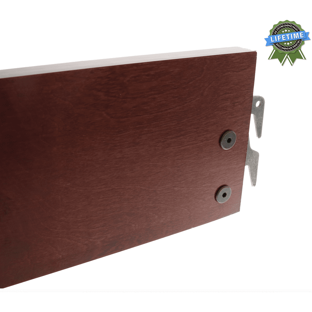 Bed Claw HeavyDuty HookOn 82" x 6 " Replacement Queen / King Wood Bed Side Rails, Bed Frame