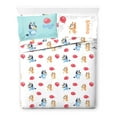 thumbnail image 1 of Bluey 'Copines' Ensemble de Draps 4-Pièces pour Lit 2 Places, 100% Polyester, 1 of 5