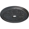 thumbnail image 3 of Ekena Millwork 27 1/2"OD x 4"ID x 1 1/2"P Winsor Ceiling Medallion (Fits Canopies up to 4"), Hand-Painted Pewter, 3 of 5