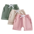 thumbnail image 2 of Girls Shorts Size 6 3 Pack 4-12Y Girls Shorts Pants Casual Shorts for Toddler Girls Kids Summer Clothes, 2 of 7