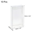 thumbnail image 2 of Uxcell Plastic Retail Boxes 20x50x100mm with Protective Film Clear for Candy 10 Pack, 2 of 4
