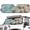 Beach Starfish Conch, variant on chaqlin Beach Shell Starfish Windshield Sun Shade for Wrangler JL JLU & Gladiator, Funny Driving Front Window Sun Visor Blocks UV Rays Sunshade Heat Shield Accordion Foldable,1pc