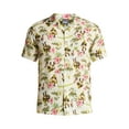 thumbnail image 5 of Shrek Men's and Big Men's Swamp Flowers Graphic Button Up Shirt, Sizes S-3XL, 5 of 5