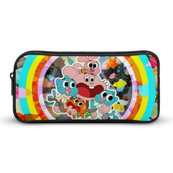Custom The Amazing World of Gumball Stationery bag pencil case cosmetic bag storage bag multi-function large capacity fashionable durable gift unisex birthday gift holiday gift