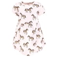 thumbnail image 3 of Hudson Baby Girls Cotton Dresses, Pink Horses, 4T, 3 of 4