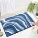 thumbnail image 5 of Alfombra de Baño Suave y Absorbente, Tapete de Baño Antideslizante con Superficie de Poliéster, Cubre Suelos con Respaldo Antiderrapante, 40x60 cm/15.75x23.6 pulgadas para Baño, Cocina, Entrada, 5 of 6