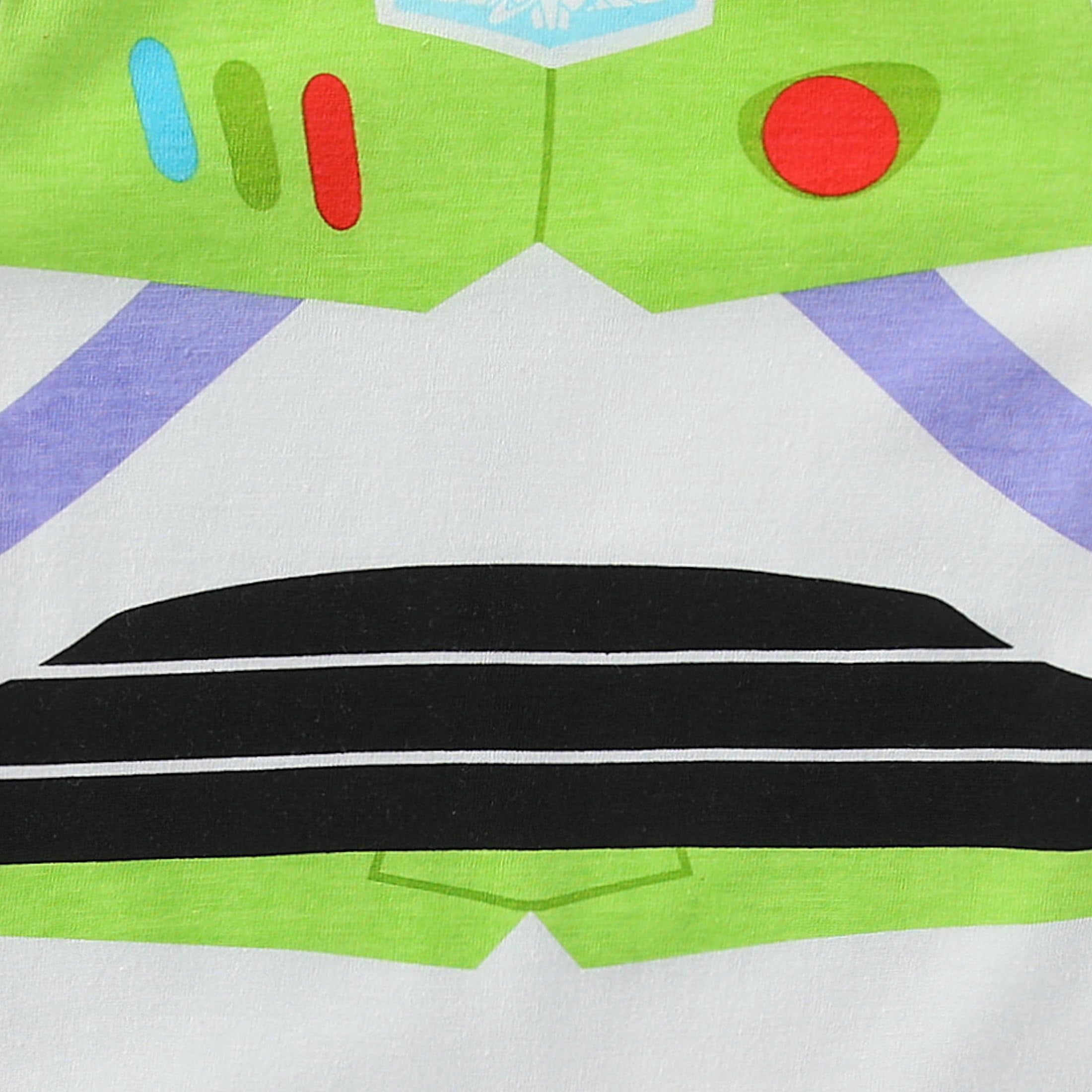 Disney Toy Story Buzz Lightyear Long Sleeve Romper Coverall with Hat (Baby Boys), 2 Piece Set, Sizes NB-24M