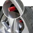 thumbnail image 6 of Tire Valve Stem Caps - 4 Pack Anti-Corrosion Premium Anodized Alloy Tyre Air Valve Caps Universal for Car SUV Bike Red, 6 of 6