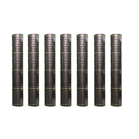DeWitt 7-Pack Sunbelt Weed Barrier Fabric 3.2 oz, Heavy-Duty Ground Cover, 4 x 300 Feet