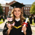 thumbnail image 2 of Stuffed animal cap and gown, graduation gifts for her, Graduation Gown outfit set designed for plush toys, fits 8" - 13" stuffed animals and dolls as interchangeable graduation clothing F, 2 of 6