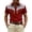 Red@GC@, variant on CONZONE Mens Buttons Down Shirts Short Sleeve Shirts for Men Trendy Western Cowboy Graphic Lapel Soft Lightweight Tops