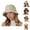Black, variant on Bucket Hat for Women – Gingham Check Foldable Straw Sun Hat with Wide Brim, UV Protection Beach Hat for Travel, Hiking, Pool and Casual Vacation