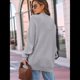 thumbnail image 4 of Cárdigan Extragrande de Punto Suave para Mujer con Bolsillos Gris M, 4 of 7