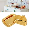 thumbnail image 3 of Gold Fruit Tray Decoration Snack Plate Lid Fruit Plate European European Style Snacks Metal Product Tabletop European, 3 of 7