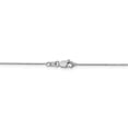 thumbnail image 4 of Leslie's Real 10kt White Gold .65mm Diamond Cut Wheat Chain; 18 inch; Lobster Clasp; for Adults and Teens; for Women and Men, 4 of 5