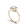 thumbnail image 2 of 1-1/2 Carat T.W. Diamond Single Halo 14kt Yellow Gold Engagement Ring, 2 of 5