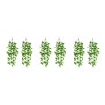 thumbnail image 4 of Naiovety 2x flores y plantas artificiales para decoración de jardín - Bajo mantenimiento Durabilidad duradera Manzanas verdes Type1 NO1, 4 of 6