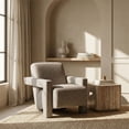 thumbnail image 5 of Nova Domus Roma - Modern Travertine Square End Table, 5 of 5