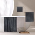 thumbnail image 5 of GLAMBURG Ultra Soft 3 Pack Cotton Towel Set, Contains a Bath Towel 28x55 inch, a Hand Towel 16x24 inch & a Wash Coth 12x12 inch, Ideal Everyday use, Compact & Lightweight - Charcoal Grey, 5 of 6
