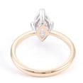 thumbnail image 3 of solitaire jewels 1.5CT Marquise Moissanite Engagement Ring For Women, 18K Rose Gold, 3 of 5