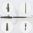 thumbnail image 3 of Colaxi 40 Pieces Carp Fishing Running Rig Accessories Kit Compact for Coarse Fishing Angler Sturdy Multipurpose with Assortment Box Dark Green, 3 of 8